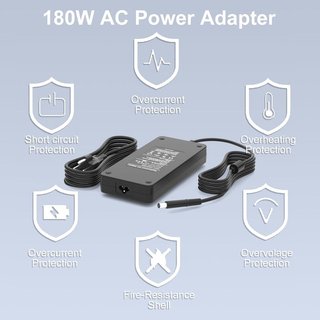 JEESTAM Cargador 180W 19.5V 9.23A Dell Dock