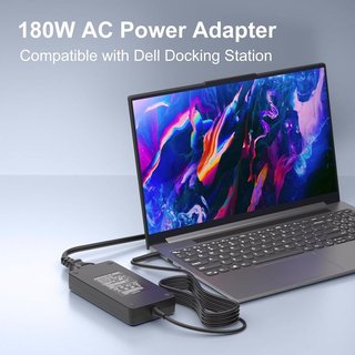 JEESTAM Cargador 180W 19.5V 9.23A Dell Dock