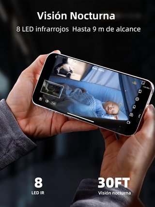 VIRTAVO XD1‑PRO cámara doble 360 WiFi6 1080P