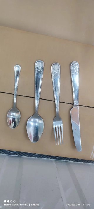 Juego Cubiertos Acero Inoxidable 6