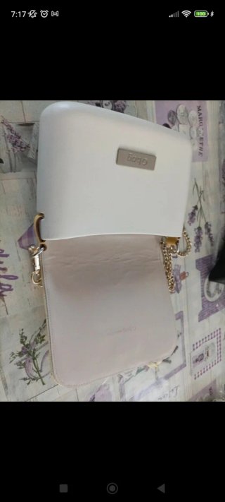 Obag borsetta tracolla beige e gialla