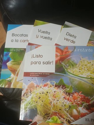 Colección de 20 libros de cocina.