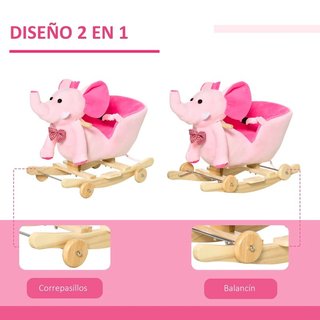 Caballito balancín elefante