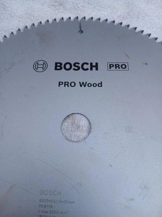 Disco Bosch PRO Wood para corte