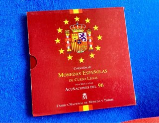 SET MONEDAS 1996. EDICIÓN LIMITADA.ÚLTIMAS PESETAS