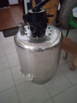Depósito acero inoxidable depuradora abonadora