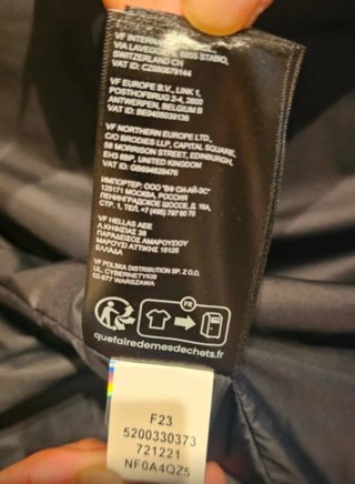 Chaqueta The North Face plumífera sin estrenar