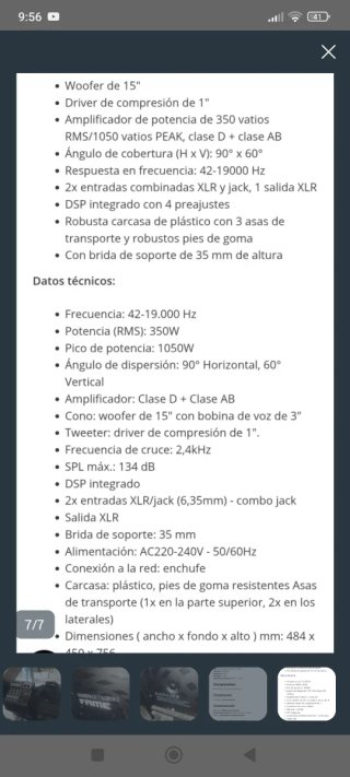 Equipo de sonido