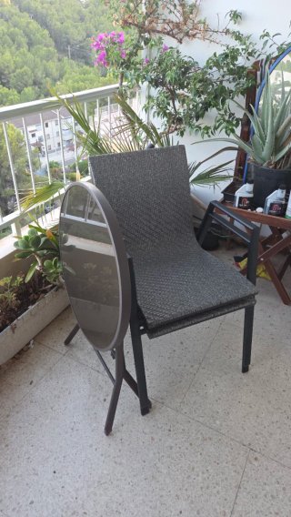 Mesa y 2 Sillas Exterior
