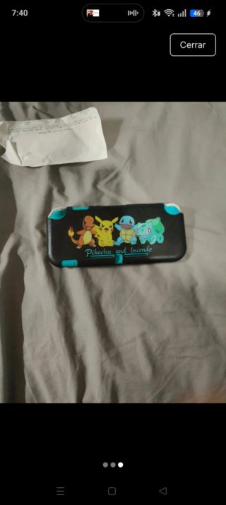 Nintendo Switch Lite Azul + Funda Pokémon