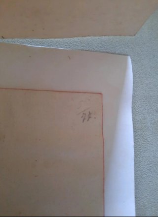 Stampa antica estratta da testo antico, ereditata