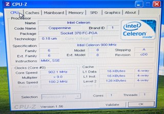 CPU Intel Celeron 900 MHz SL5MQ