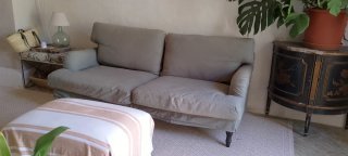 Sofá Ikea Stocksund Tela Beige/Gris