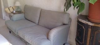 Sofá Ikea Stocksund Tela Beige/Gris