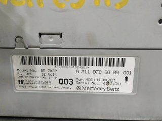 Sistema audio / radio cd MERCEDES-BENZ CLASE E