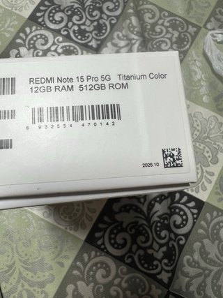Xiaomi Redmi Note 15 Pro 5G 512GB color titanio