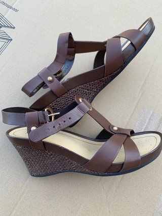 Sandalias Geox Marrones Mujer.