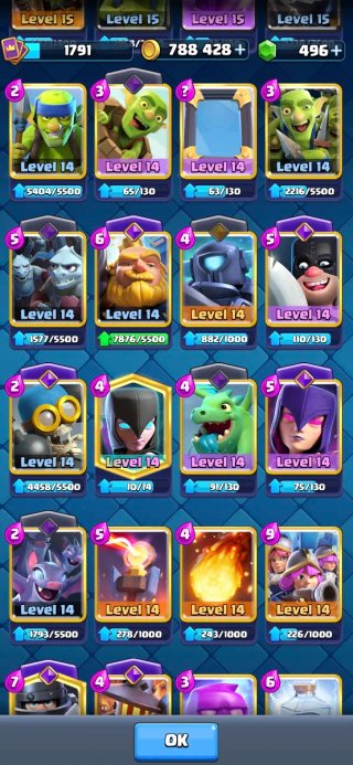 Cuenta clash Royal