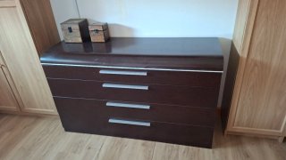 Conjunto dormitorio wengué
