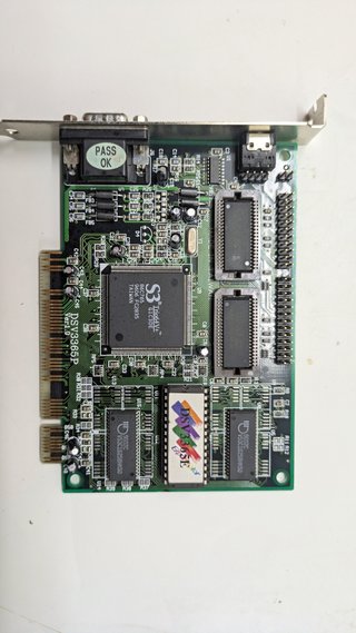 Scheda video S3 Trio64V+ (modello 86C765) 2MB. PCI