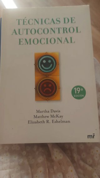 Libro. Tecnicas de autocontrol emocional