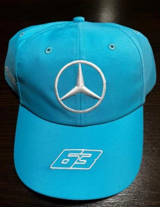 Gorra Mercedes-Benz Azul y Blanca