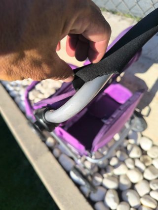 Carrito de juguete morado