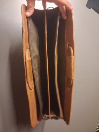 Cartera de piel para portátil