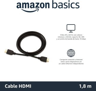 Cavo HDMI 4K Amazon Basics da 1,8 m