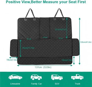 Funda Asiento Perros Trasero Impermeable