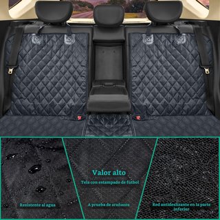 Funda Asiento Perros Trasero Impermeable
