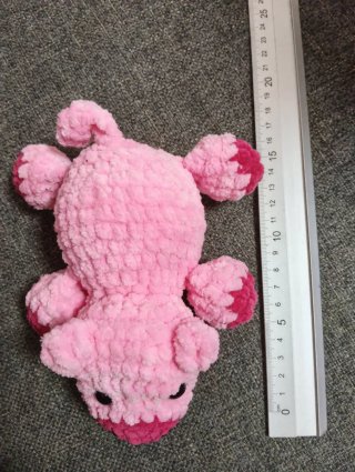 Cerdito crochet hecho a mano