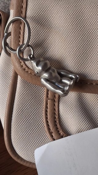 Bolso Kipling Beige y Marrón