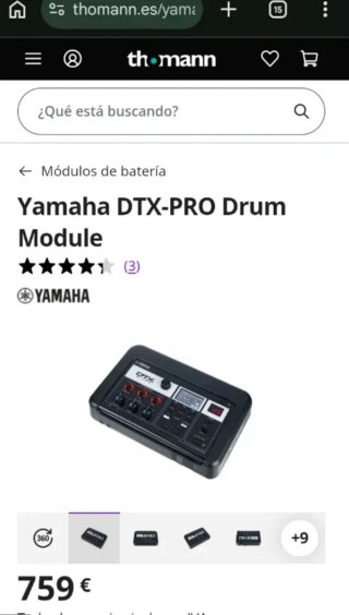 Módulo batería electrónica Yamaha DTX Pro