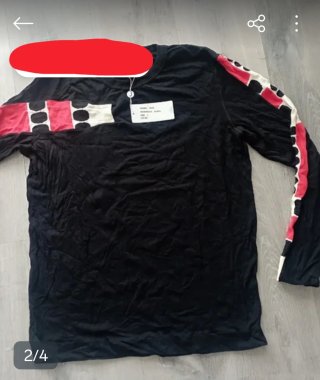 Camiseta Custo Manga Larga Talla M