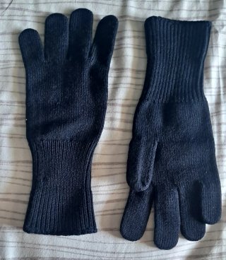Gorro y Guantes Lacoste Azul