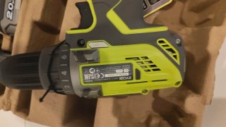 Taladro/atornillador RYOBI 18V + 2 baterías