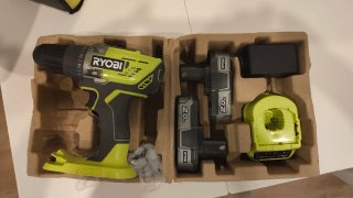 Taladro/atornillador RYOBI 18V + 2 baterías