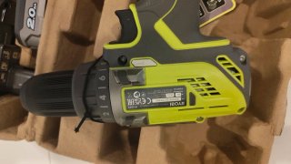 Taladro/atornillador RYOBI 18V + 2 baterías
