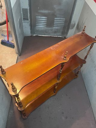 Estantería de madera de 3 baldas