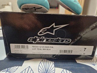 Botas Alpinestars Tech-1 Z V3 SHO FIA Talla 7
