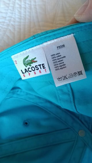 Gorra Lacoste Turquesa Cocodrilo