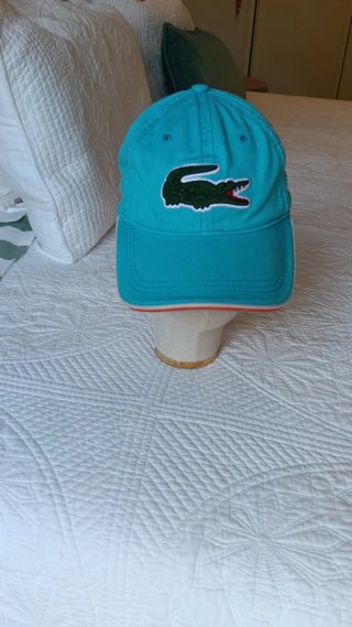 Gorra Lacoste Turquesa Cocodrilo