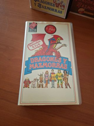 Lote VHS Dragones y Mazmorras