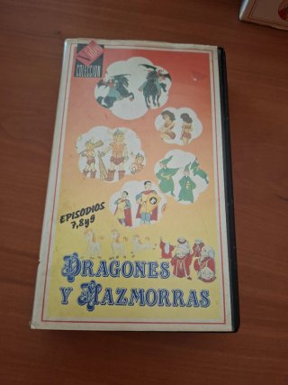 Lote VHS Dragones y Mazmorras
