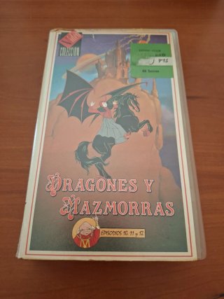 Lote VHS Dragones y Mazmorras