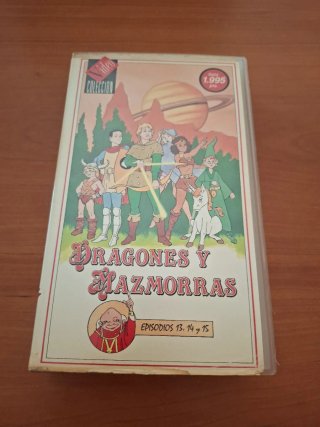 Lote VHS Dragones y Mazmorras