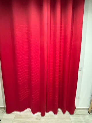 Tenda oscurante rossa