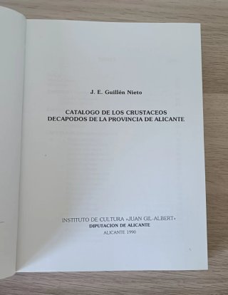 Guía Ilustrada CRUSTÁCEOS + ESPONJAS Litoral Alic.