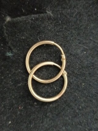 Pendientes Aro Dorados